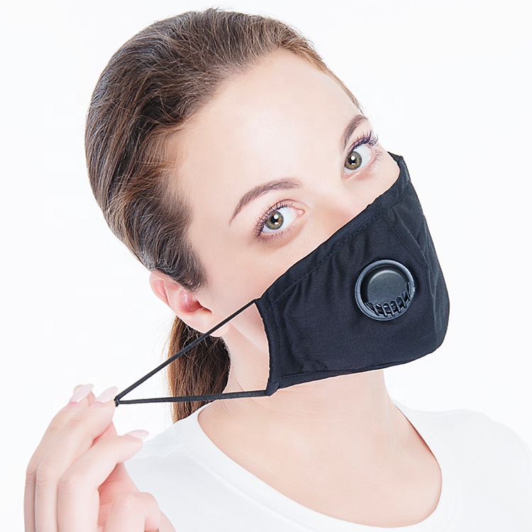 Design your own Cotton Face Mask Anti Dust Black Face Mouth Mask