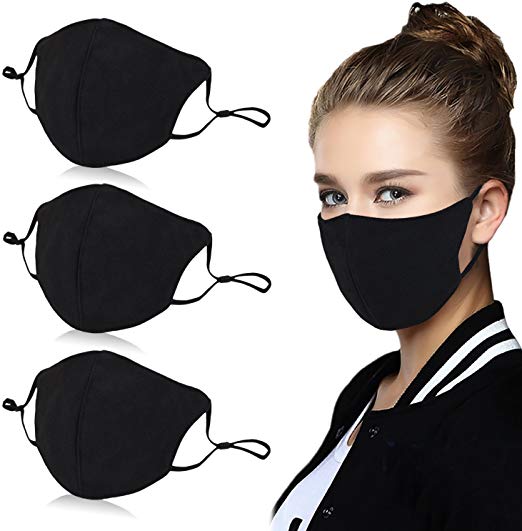 Design your own Cotton Face Mask Anti Dust Black Face Mouth Mask